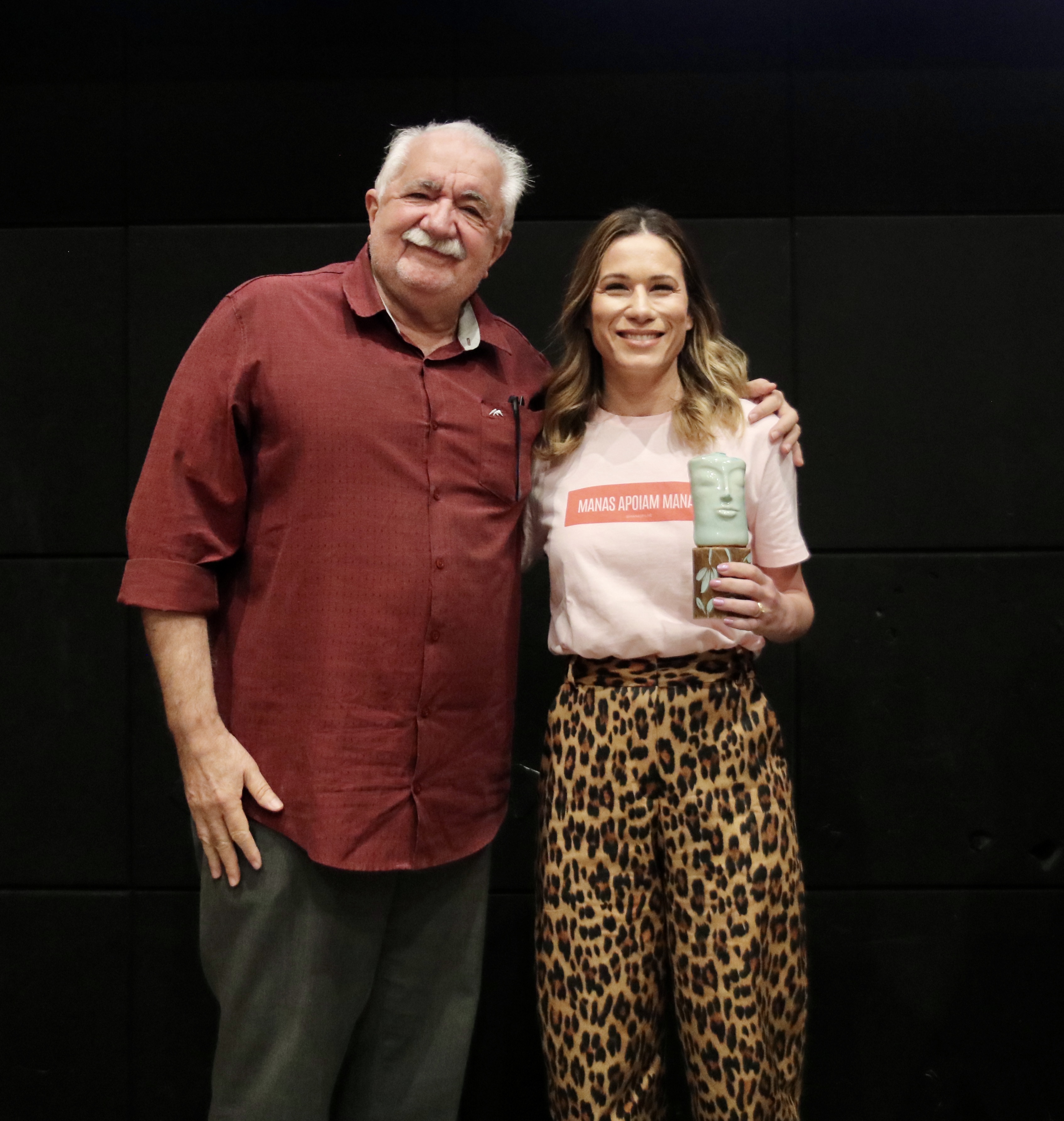 Mariana Brennand e Rosemberg Cariri na THERECINE